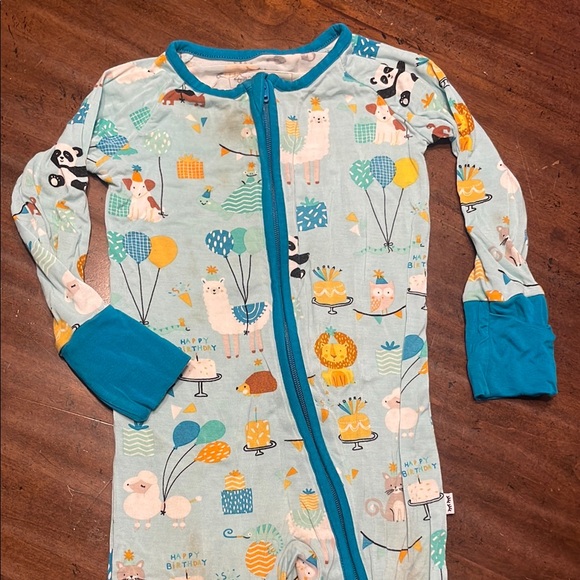 Little Sleepies Party Animal Onsies Pajamas - Picture 1 of 6